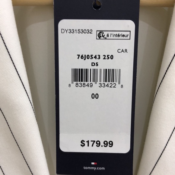 Tommy Hilfiger Pin Striped Blazer NWT - Picture 6 of 6
